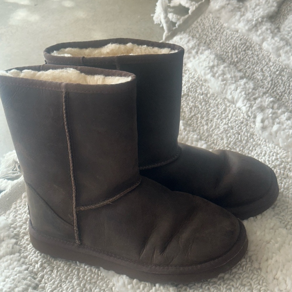 UGG Leather Brown Size 8